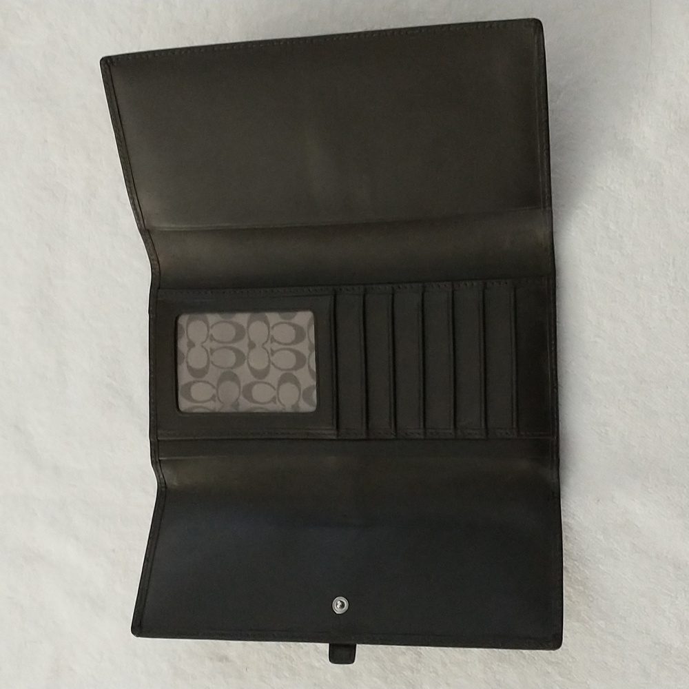 Vintage Leather Coach Clutch Wallet - Picture 3 of 3